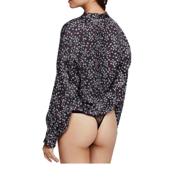 Free People Lady Like Butterfly Print Bodysuit - Picture 6 of 13